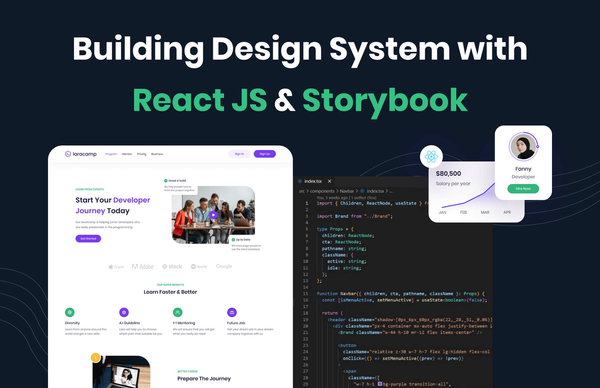 Kelas Building Design System with React JS & Storybook di BuildWithAngga